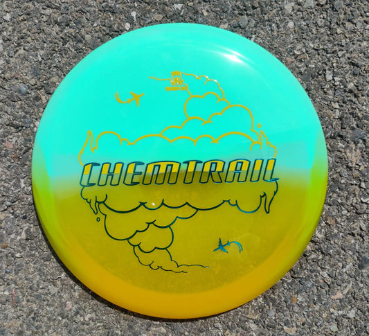 Teal and Yellow chemtrail