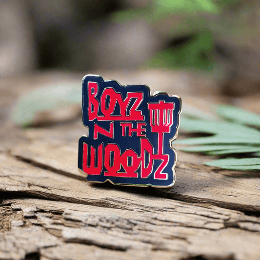 Boyz In The Woods Pin - Metal Butterfly