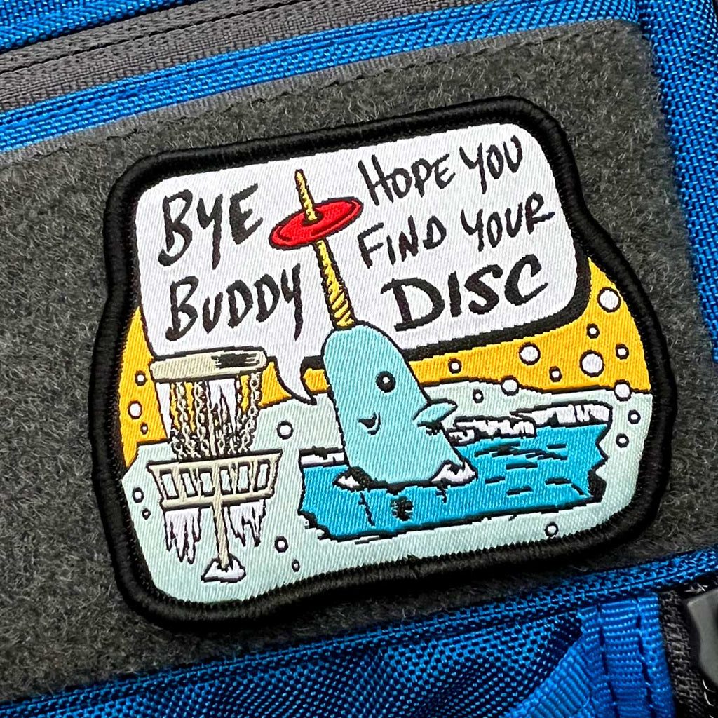 Bye Buddy Disc Golf Patch - Hook And Loop