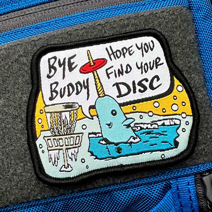 Bye Buddy Disc Golf Patch - Hook And Loop