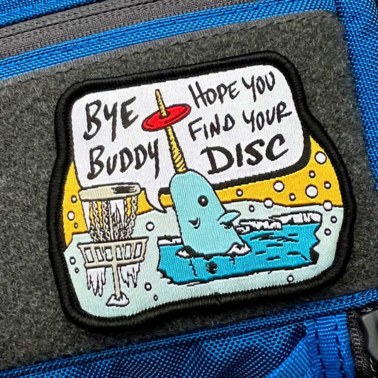 Bye Buddy Disc Golf Patch - Hook And Loop