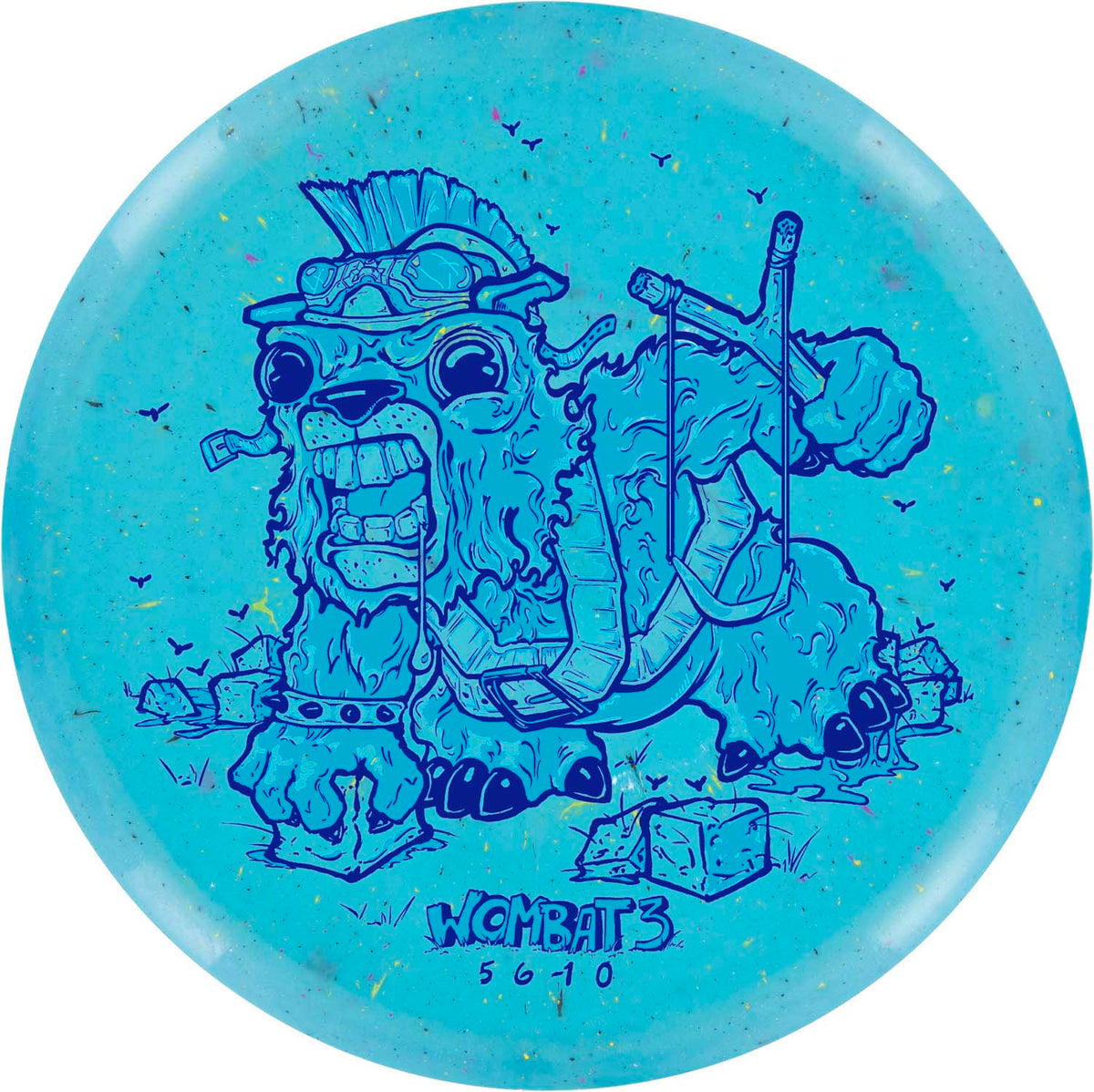 Innova Limited Edition Unhinged Stamp Splatter Star Wombat3